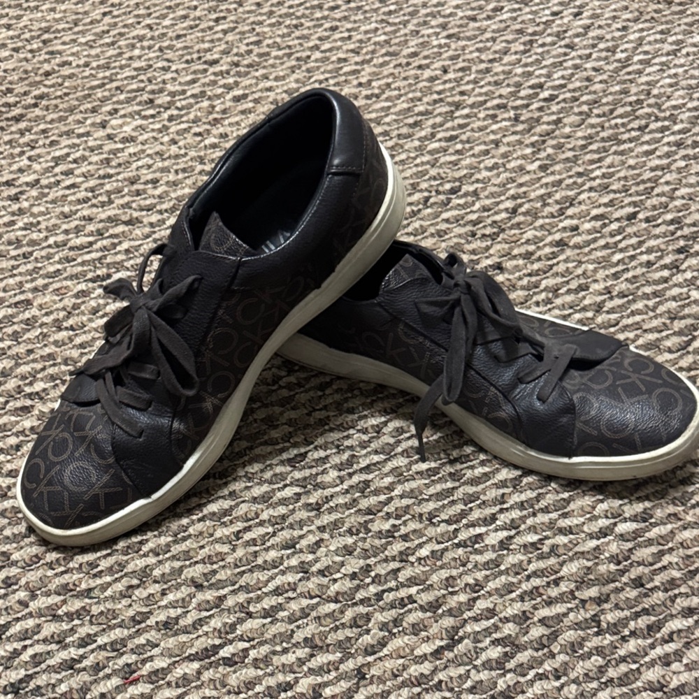 Calvin Klein Black Monogram Sneakers